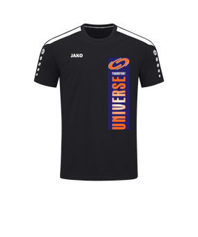 JAKO Power T-Shirt Schwarz Weiss F800