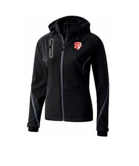 Erima Softshell Jacke Active Wear Damen Schwarz