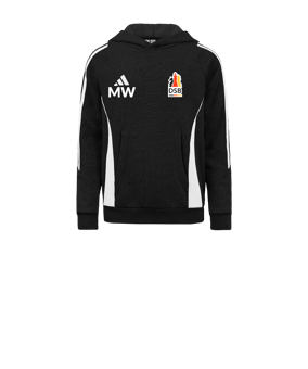 adidas Tiro 24 Hoody Schwarz Weiss