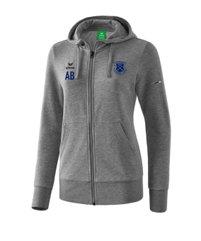 Erima Basic Kapuzenjacke Damen Grau