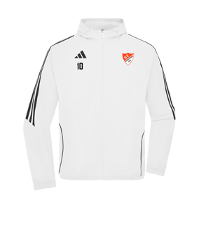 adidas Tiro 24 Windbreaker Weiss Schwarz