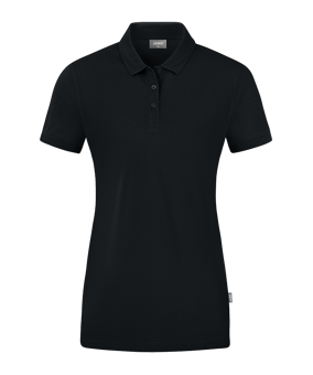 JAKO Doubletex Polo Shirt Damen Schwarz F800 - schwarz