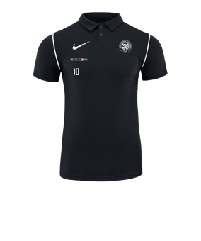 Nike Park 20 Poloshirt Schwarz F010