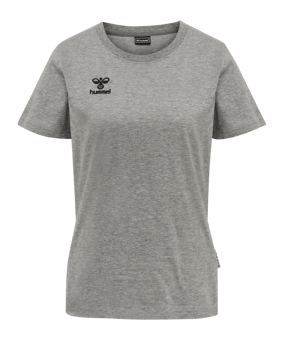 Hummel Move Grid T-Shirt Damen Grau F2006 - grau