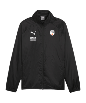 PUMA teamGOAL Allwetterjacke Schwarz Weiss F03