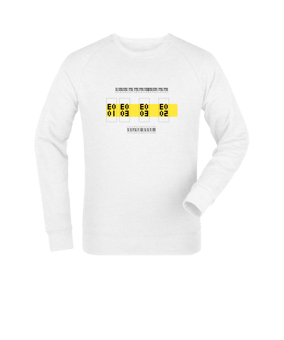Merch Roller Sweatshirt White | #established
