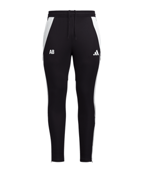 adidas Tiro 24 Trainingshose Schwarz Weiss