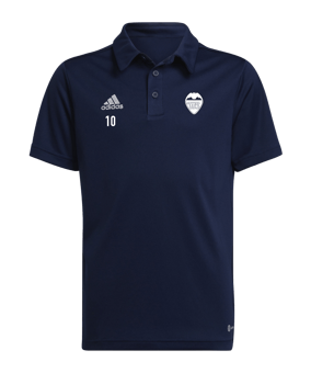 adidas Entrada 22 Poloshirt Kids Dunkelblau