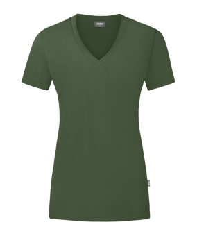 JAKO Organic T-Shirt Damen Grün F240 - gruen