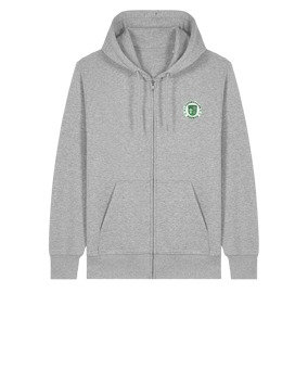 11tsmerch Merch Connector 2.0 Zip Sweatjacke Heather Grey| #logo4c