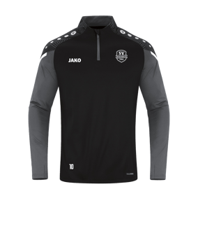 JAKO Performance Ziptop Schwarz Grau F804