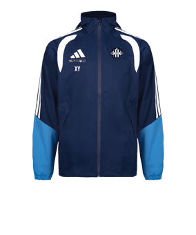 adidas Tiro 26 Regenjacke Dunkelblau