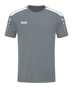 JAKO Power Trikot Kids Grau Weiss F840 - grau