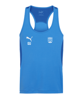 PUMA teamGOAL Tanktop Damen Blau F02