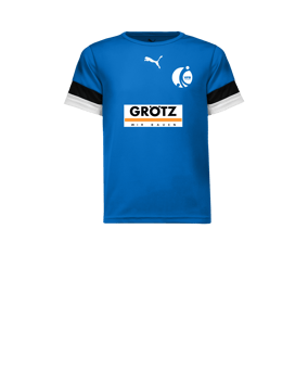 PUMA teamRISE Trikot Kids Blau F02