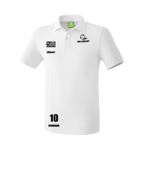 Erima Teamsport Poloshirt Kids Weiss