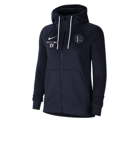 Nike Park 20 Fleece Kapuzenjacke Damen Blau F451