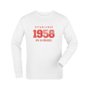Merch Roller Sweatshirt White | #established