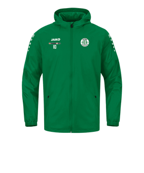 JAKO Team 2.0 Allwetterjacke Grün F200