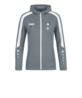 JAKO Power Kapuzenjacke Damen Grau F840