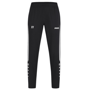 JAKO Power Freizeithose Damen Schwarz Weiss F802