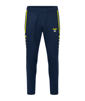 JAKO Allround Trainingshose Damen Blau Gelb F904