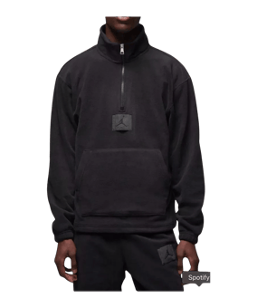 Jordan Essential Winter Halfzip Sweatshirt Schwarz F010 - schwarz