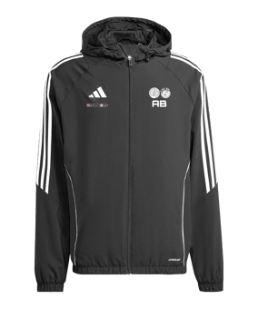 adidas Tiro 24 Windbreaker Kids Schwarz Weiss