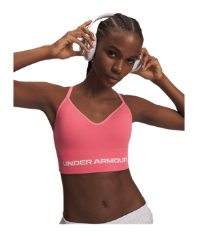 Under Armour Vanish Seamless Low Sport-BH Damen Rosa F600 - rosa