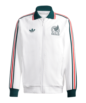 adidas FMF Mexiko Anthem Jacke Weiß - weiss