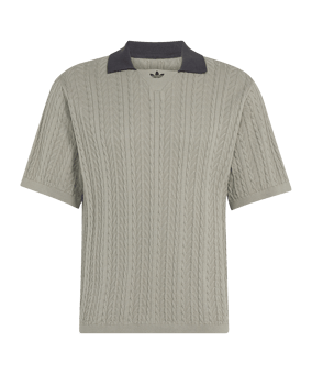 adidas Originals Cable Knit Football Trikot Grün - gruen