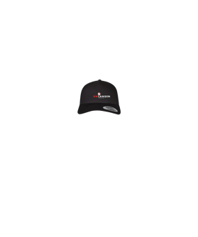 Merch 5 Panel Retro Trucker Cap Schwarz