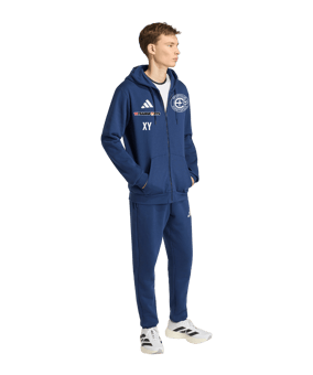 adidas Entrada 26 Kapuzenjacke Blau