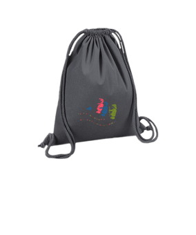 Merch Organic Premium Cotton Gymsack GrapGrey