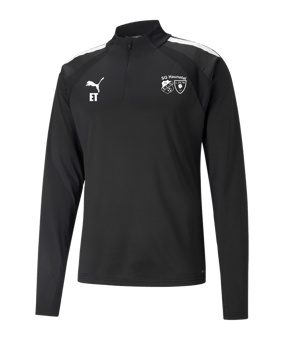 PUMA teamLIGA HalfZip Sweatshirt Schwarz F03
