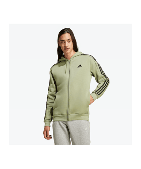 adidas Fleece Jacke Grün - gruen