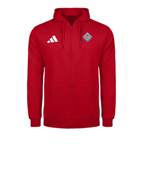 adidas Entrada 26 Kapuzenjacke Rot