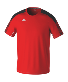 Erima Evo Star T-shirt Rosso Crotschwarz - rosso