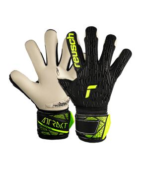 Reusch Attrakt Freegel Gold Finger Support TW-Handschuhe Night Spark 2024 Kids F7752 - schwarz