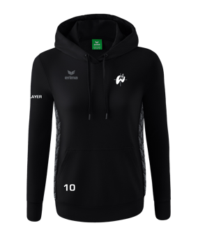 Erima Team Essential Hoody Damen Schwarz