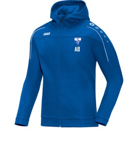 JAKO Classico Kapuzenjacke Blau F04