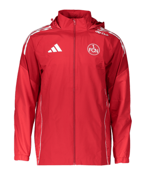 adidas 1. FC Nürnberg Regenjacke Rot - rot