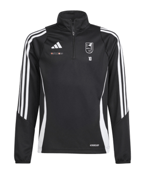 adidas Tiro 24 Trainingstop Kids Schwarz Weiss