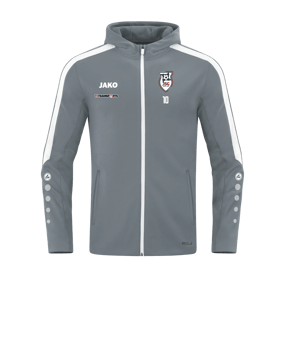 JAKO Power Kapuzenjacke Grau F840