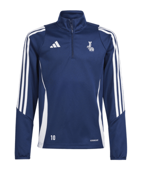 adidas Tiro 24 Trainingstop Kids Blau Weiss Hockey Logo