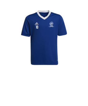 adidas Entrada 22 Trikot Kids Blau Weiss