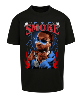 Mister Tee Pop Smoke Faith O T-Shirt Schwarz - schwarz
