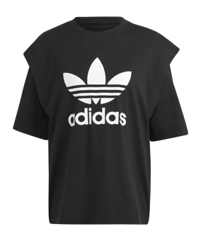 adidas Originals Tee T-Shirt Damen Schwarz - schwarz