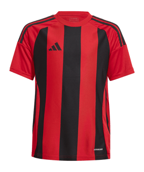adidas Striped 24 Trikot Kids Rot Schwarz - rot