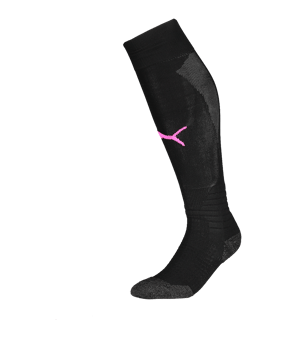 PUMA LIGA Socks Stutzenstrumpf Schwarz Pink F31 - schwarz
